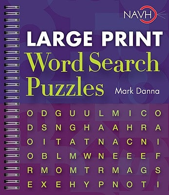 Large Print Word Search Puzzles by Danna, Mark