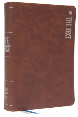 Net, the Text Bible, Leathersoft, Brown, Comfort Print: Uncover the Message Between God, Humanity, and You by DiMarco, Michael