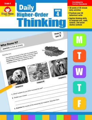 Daily Higher-Order Thinking, Grade 4 by Evan-Moor Educational Publishers