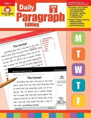 Daily Paragraph Editing Grade 3 by Evan-Moor Educational Publishers