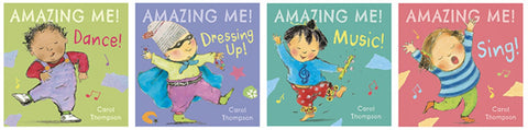 Amazing Me! Board Book Set of 4 by Thompson, Carol