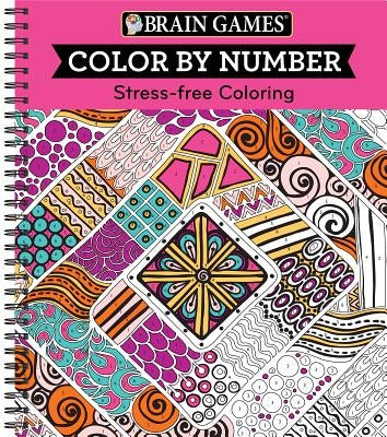Brain Games - Color by Number: Stress-Free Coloring (Pink) by Publications International Ltd