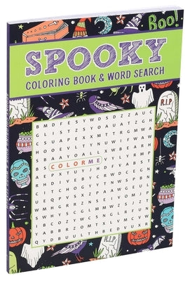 Spooky Coloring Book & Word Search by Editors of Thunder Bay Press