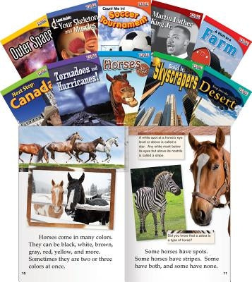 Time for Kids Informational Text Grade 2 Readers Set 2 10-Book Set (Time for Kids Nonfiction Readers) by Teacher Created Materials