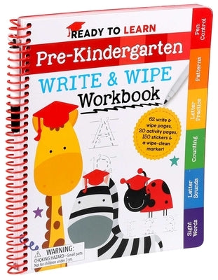 Ready to Learn: Pre-Kindergarten Write and Wipe Workbook by Editors of Silver Dolphin Books