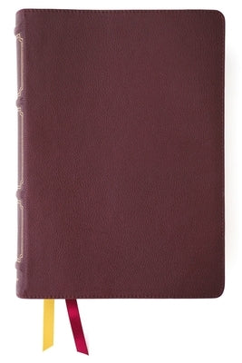Nkjv, Thompson Chain-Reference Bible, Genuine Leather, Calfskin, Burgundy, Red Letter, Thumb Indexed, Comfort Print by Thompson, Frank Charles