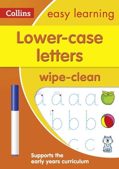 Lower-Case Letters: Wipe-Clean by HarperCollins UK