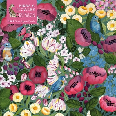 Adult Jigsaw Puzzle Bex Parkin: Birds & Flowers: 1000-Piece Jigsaw Puzzles by Flame Tree Studio