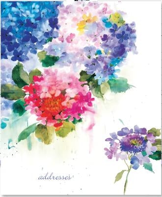 Lg Addr Bk Hydrangeas by Peter Pauper Press, Inc