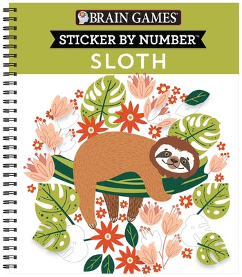 Brain Games Sticker by Number Sloth by Publications International Ltd