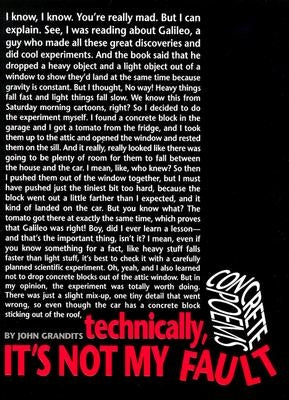 Technically, It's Not My Fault: Concrete Poems by Grandits, John