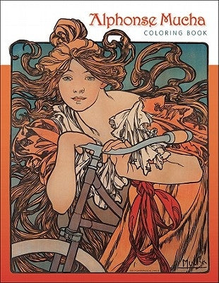 Alphonse Mucha Coloring Book by Baumann, Gustave