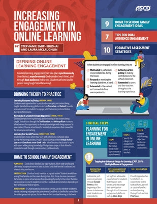 Increasing Engagement in Online Learning (Quick Reference Guide) by Budhai, Stephanie Smith