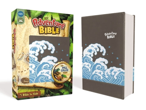 Niv, Adventure Bible, Leathersoft, Gray, Full Color Interior by Richards, Lawrence O.