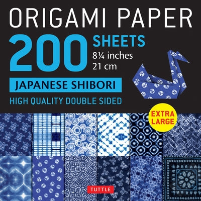Origami Paper 200 Sheets Japanese Shibori 8 1/4" (21 CM): Extra Large Tuttle Origami Paper: High-Quality Double Sided Origami Sheets Printed with 12 D by Tuttle Publishing