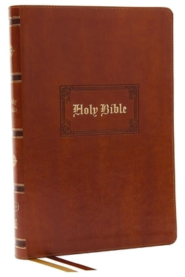KJV Bible, Giant Print Thinline Bible, Vintage Series, Leathersoft, Tan, Red Letter, Comfort Print: King James Version by Thomas Nelson