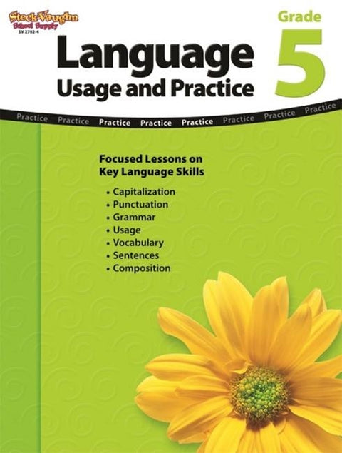 Language: Usage and Practice: Reproducible Grade 5 by Steck-Vaughn Company