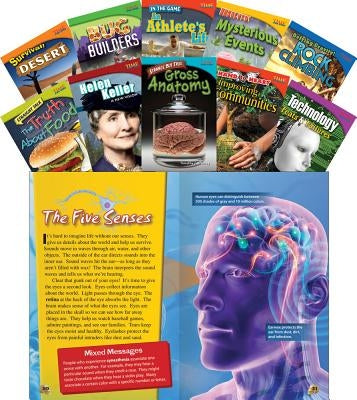 Time for Kids Informational Text Grade 4 Readers Set 1 10-Book Set (Time for Kids Nonfiction Readers) by Teacher Created Materials
