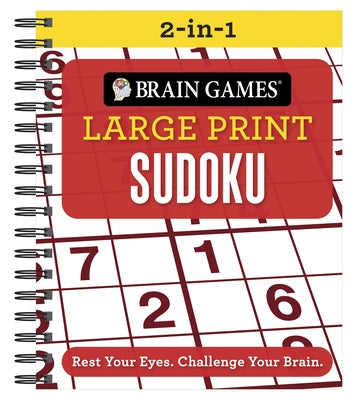 Brain Games 2-In-1 Large Print Sudoku by , Publications International Ltd