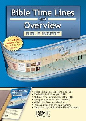 Bible Time Lines and Overview - Bible Insert by Rose Publishing Inc