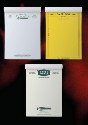 The Horror Set: Fictional Hotel Notepads: Bates Motel, the Overlook Hotel & Camp Crystal Lake by Herb Lester Associates