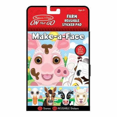 Make-A-Face Farm Reusable Sticker Pad by Melissa & Doug