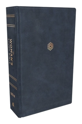 Niv, the Woman's Study Bible, Leathersoft, Blue, Full-Color, Thumb Indexed: Receiving God's Truth for Balance, Hope, and Transformation by Patterson, Dorothy Kelley