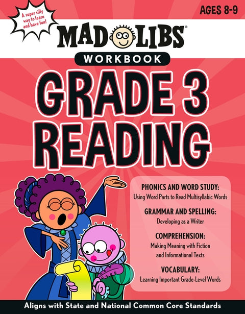 Mad Libs Workbook: Grade 3 Reading by Blevins, Wiley