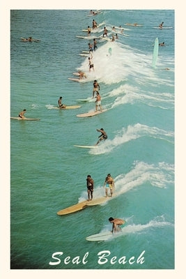 Vintage Journal Seal Beach Surfers by Found Image Press