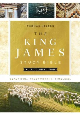 The King James Study Bible, Hardcover, Full-Color Edition by Thomas Nelson
