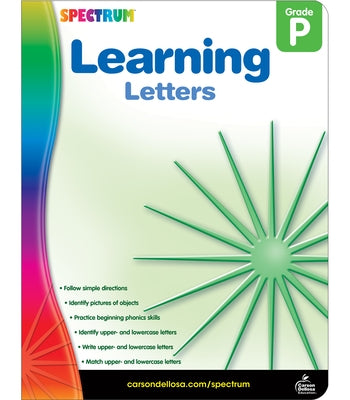 Learning Letters, Grade Pk by Spectrum