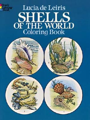 Shells of the World Coloring Book by Leiris, Lucia De