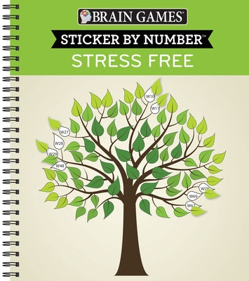 Brain Games Sticker by Number Stress Free by Publications International Ltd