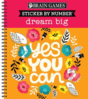 Sticker by Number Dream Big by Publications International Ltd