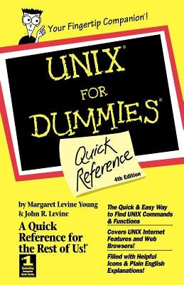 Unix for Dummies Quick Reference by Young, Margaret Levine